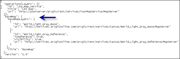 Edit the Basemap parameter Edit the Basemap parameter